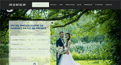Desktop Screenshot of photographe-mariage.fr